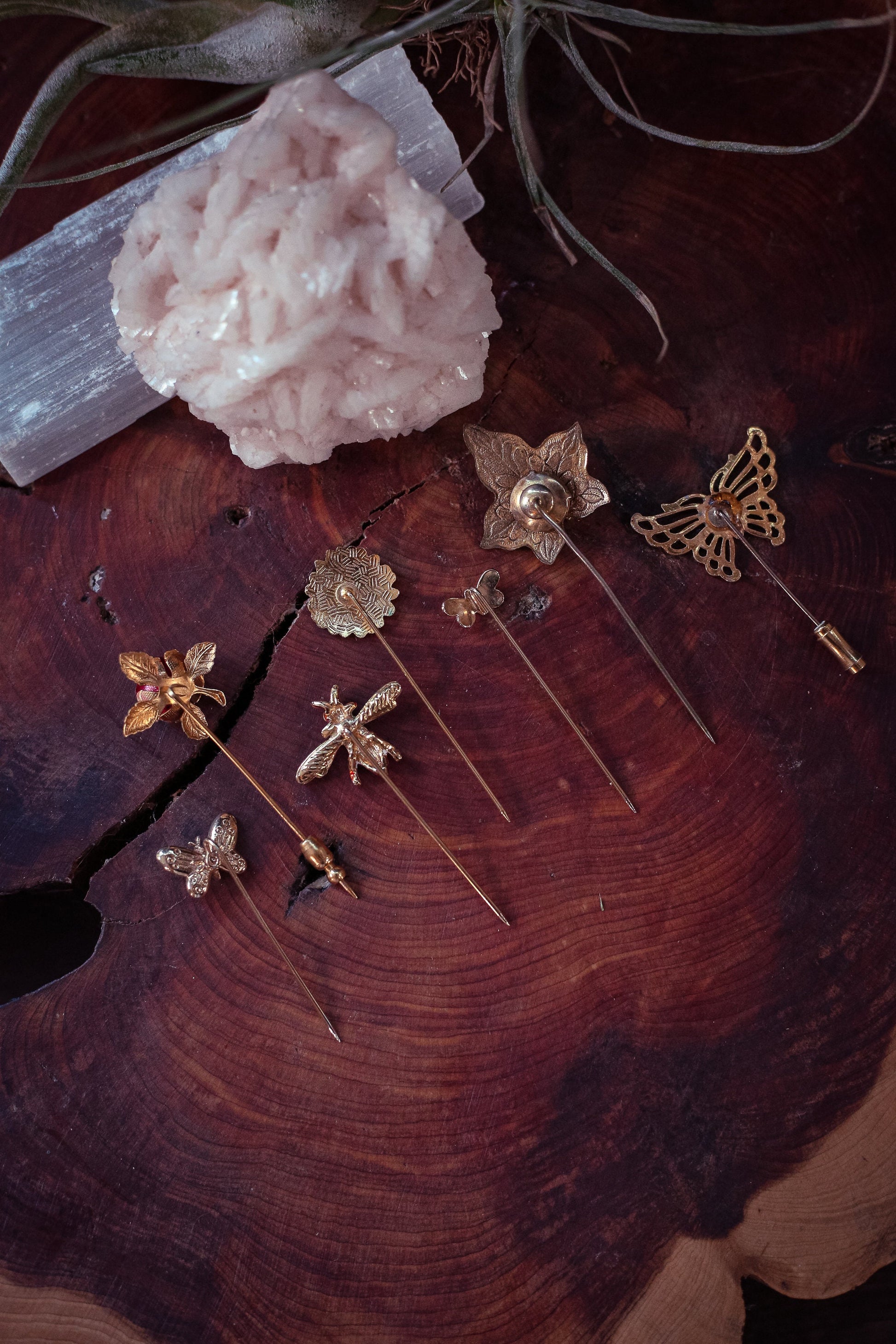 Floral & Fauna Stick Pins - Select style from dropdown