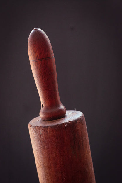 Large Vintage Wooden Rolling Pin - Vintage Wood Rolling Pin