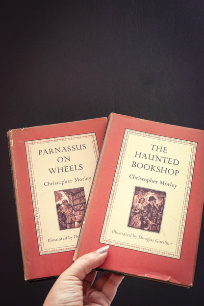 Set of Parnassus on Wheels and Haunted Bookshop - Vintage Collectible Hardcover Books