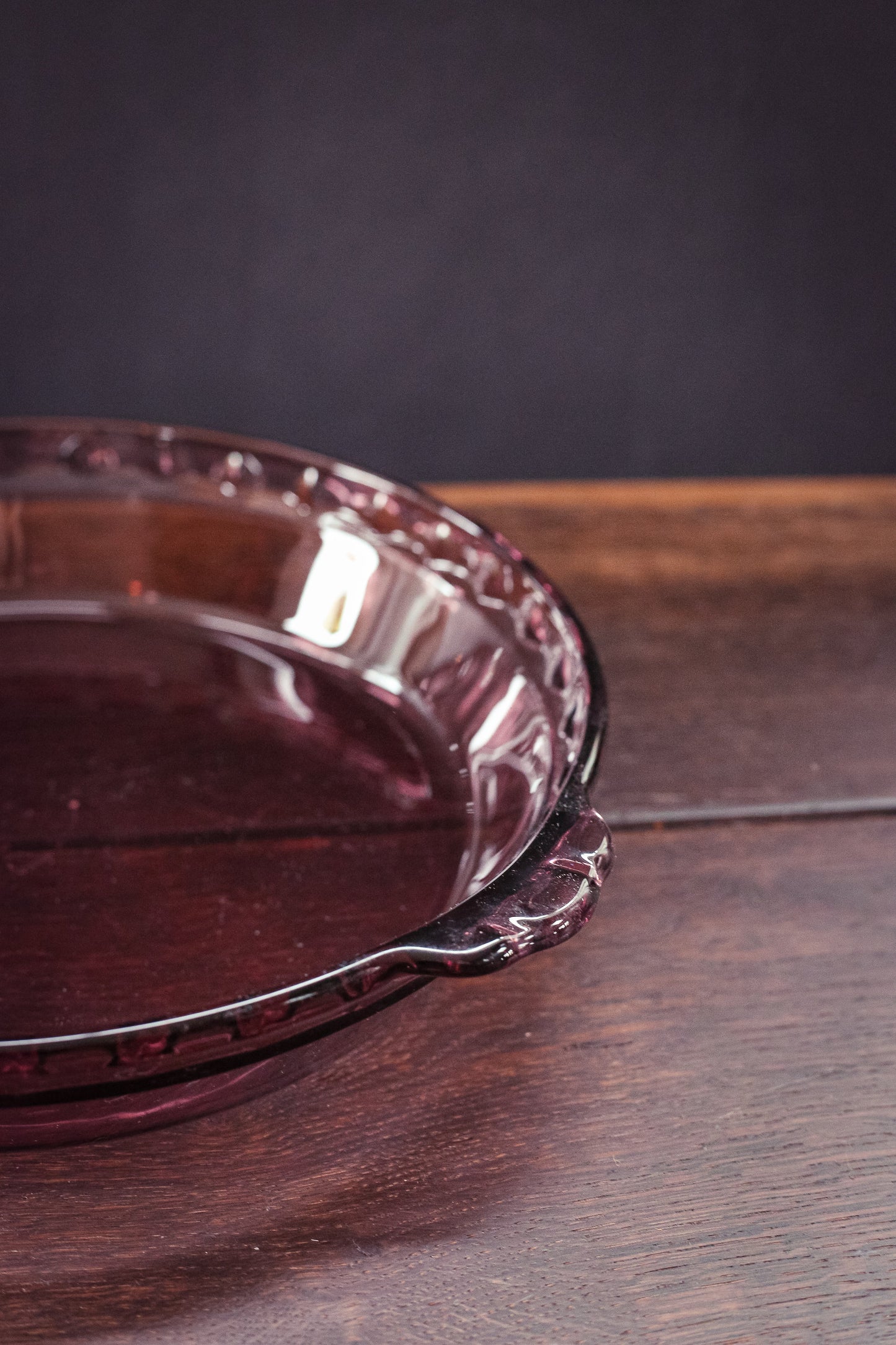 Amber Glass Pyrex Pie Plate 9.5" - Vintage Glass Pie Plate