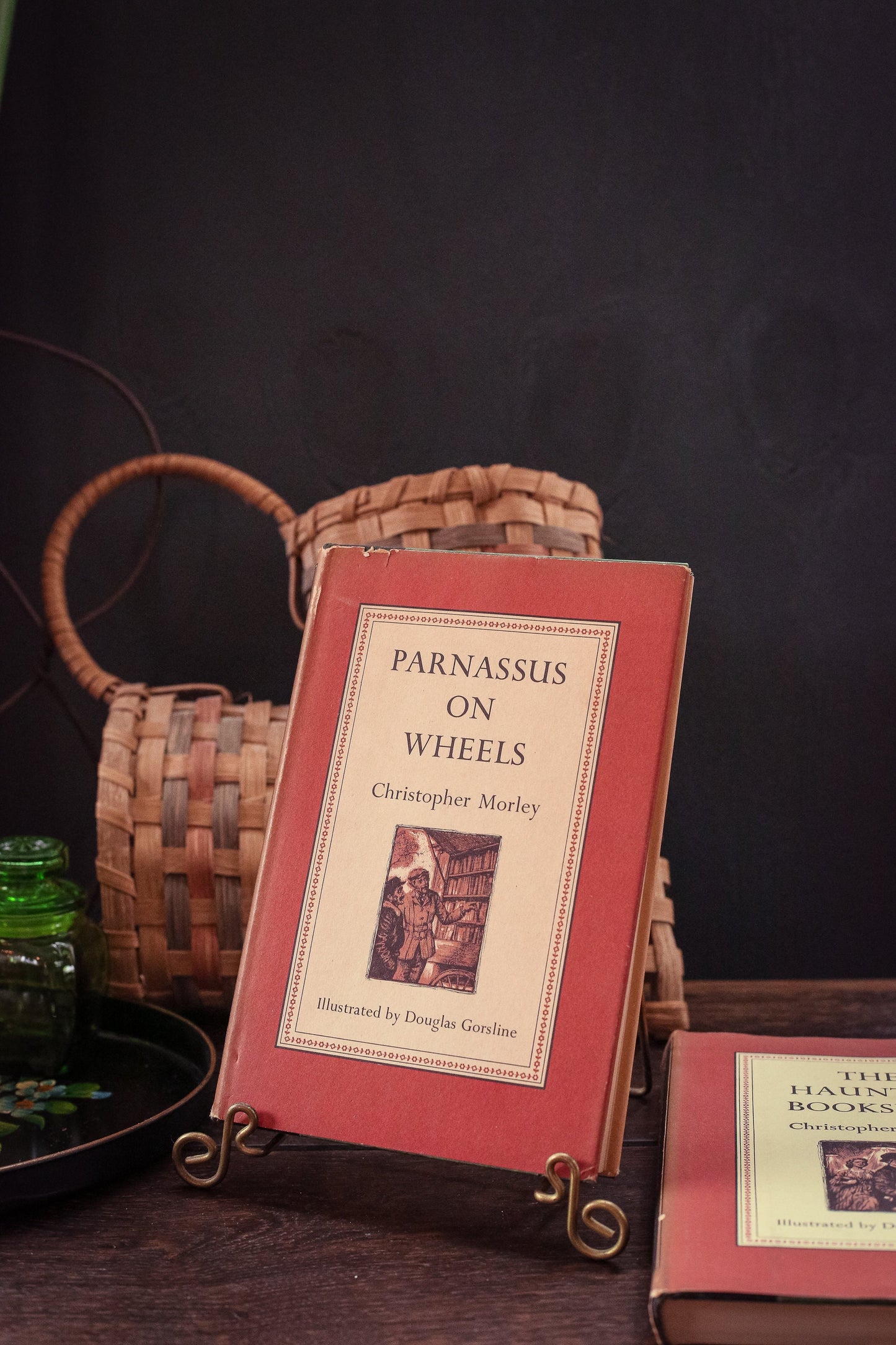 Set of Parnassus on Wheels and Haunted Bookshop - Vintage Collectible Hardcover Books