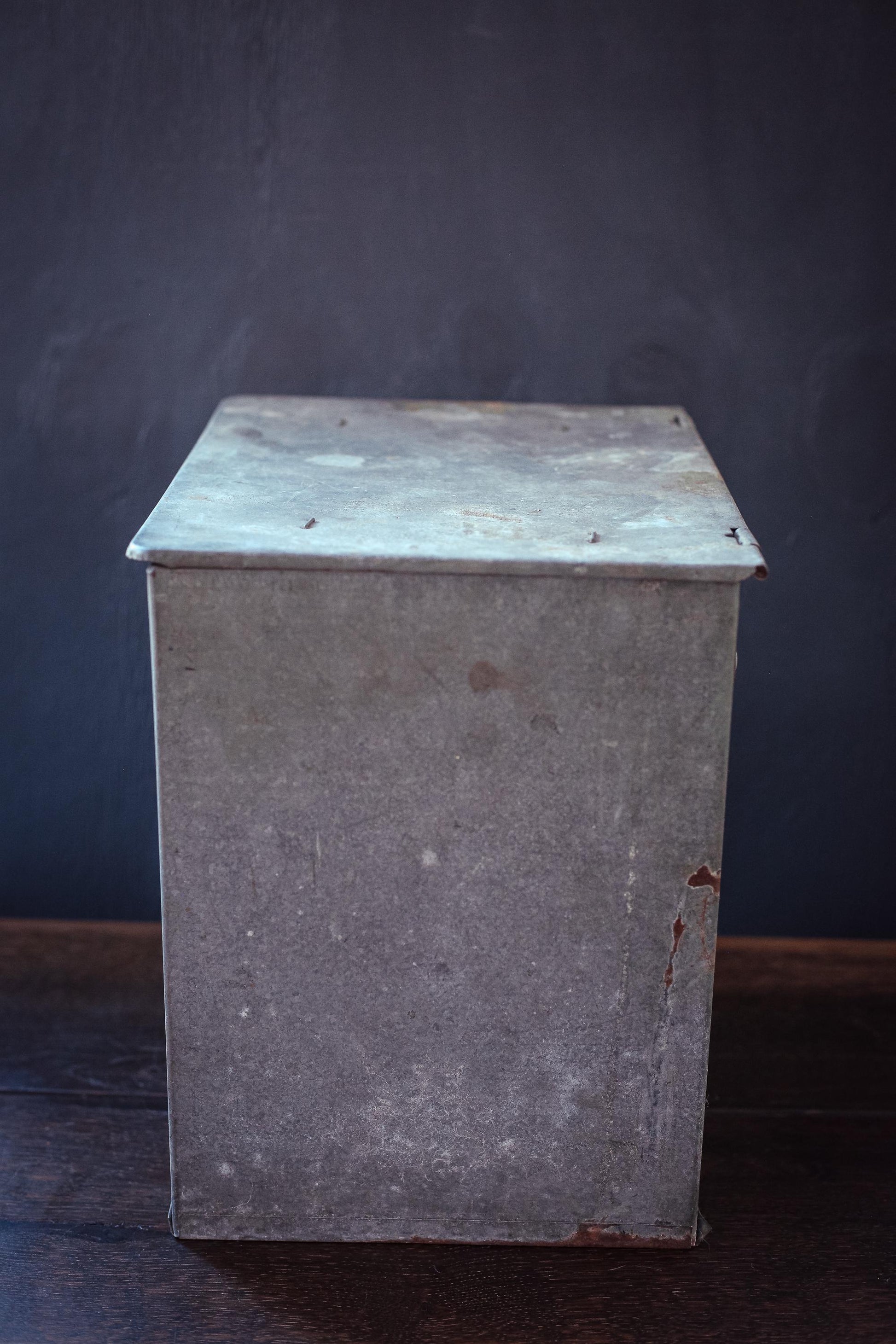 Large Galvanized Milk Box Delhi Co - Vintage Milk Porch/Deck Box