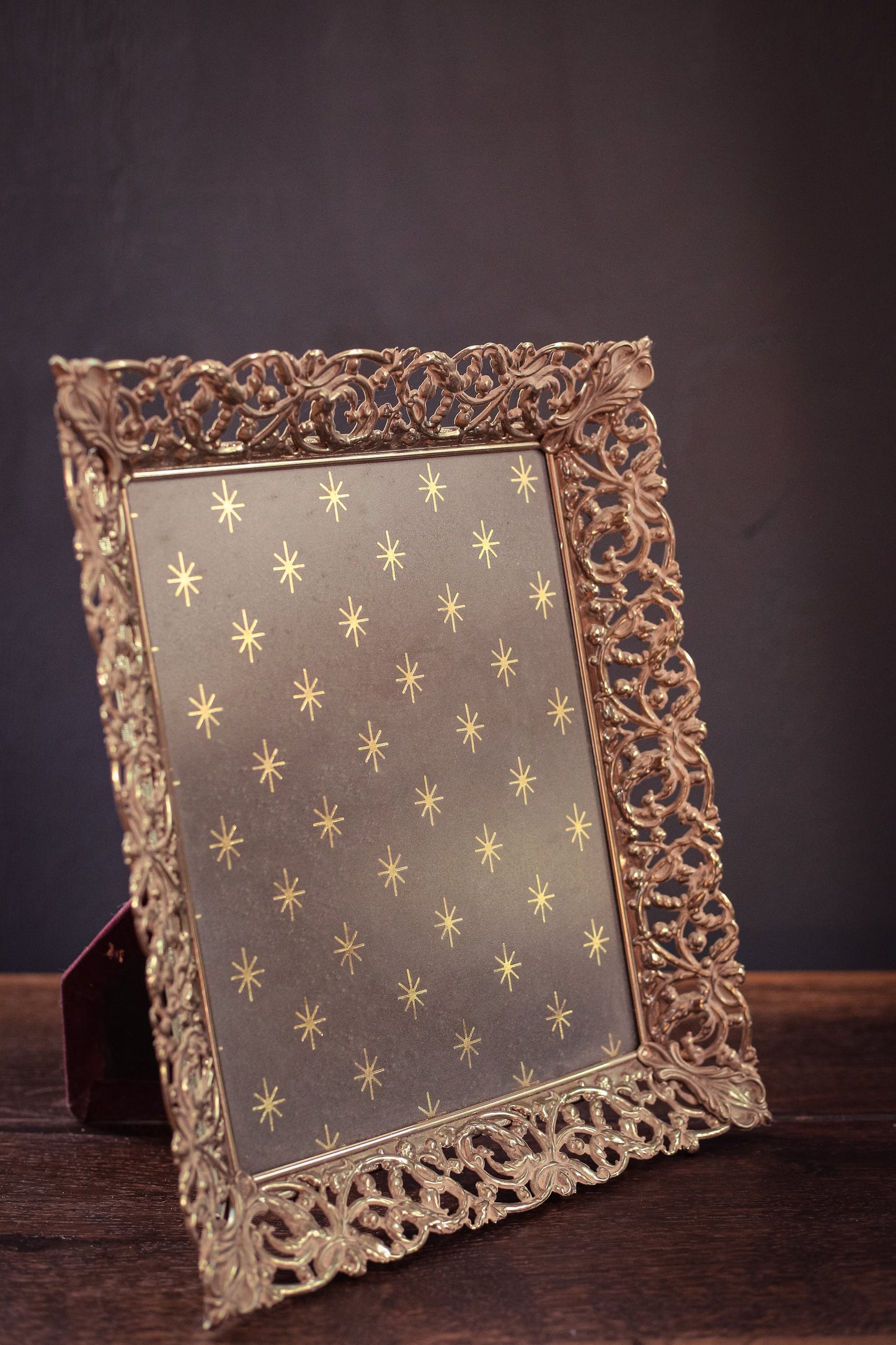 Ornate Brass Frame - Vintage Photo Frame