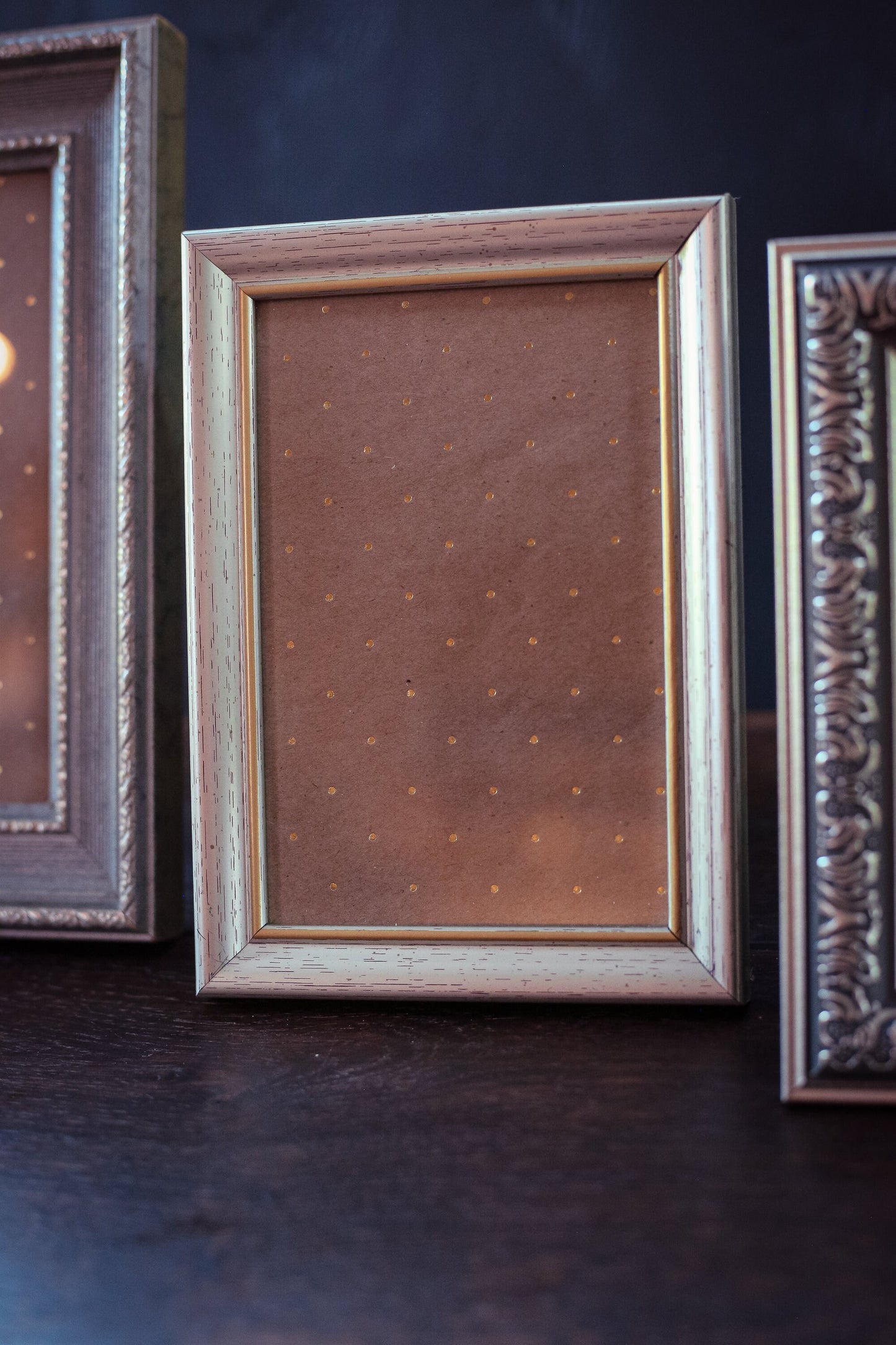 Trio of Silver Toned Photo Frames